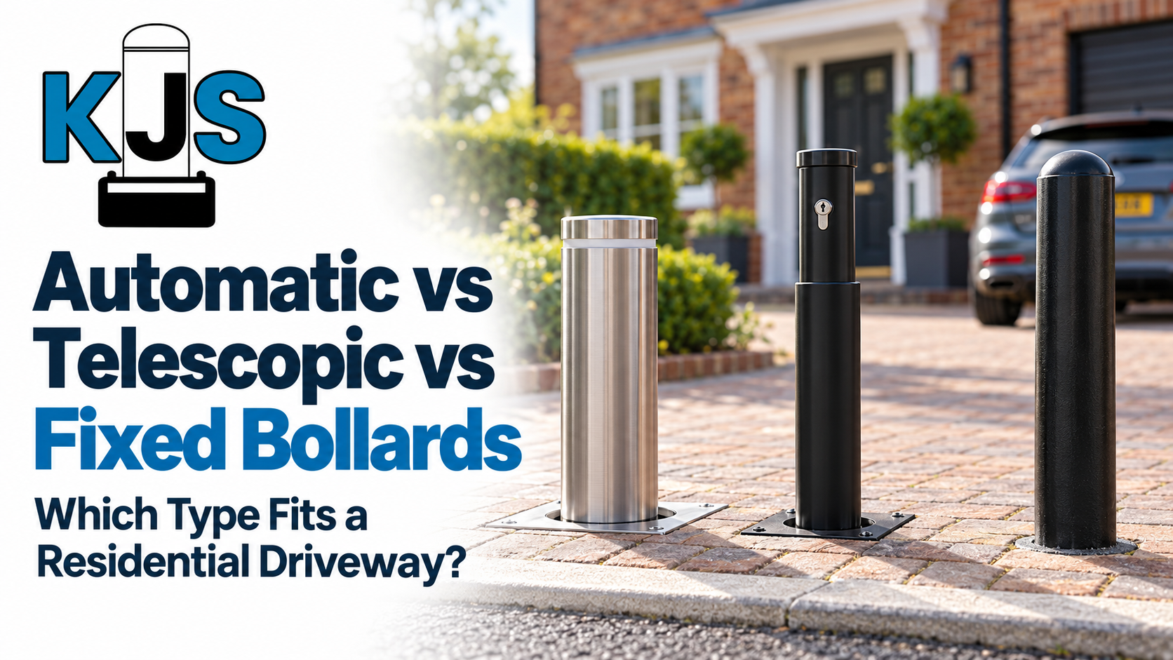 Automatic vs Telescopic vs Fixed Bollards: Which Type Fits a Residential Driveway?